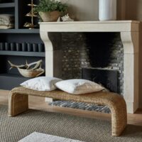 Rattan bænk - Santos Bench BESTILLINGSVARER