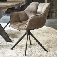 Spisebordsstol – Carnaby Dining Armchair, Pellini læder Coffee – Bestillingsvare Spisebordsstol – Carnaby Dining Armchair, Pellini læder Coffee – Bestillingsvare
