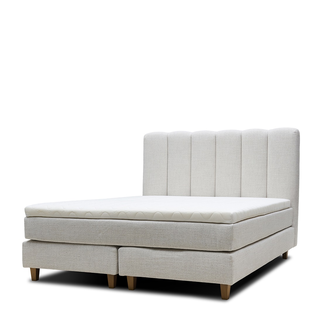 Seng - Dazzle Boxspr Bed 200x180 AntWhite BESTILLINGSVARER Seng - Dazzle Boxspr Bed 200x180 AntWhite BESTILLINGSVARER