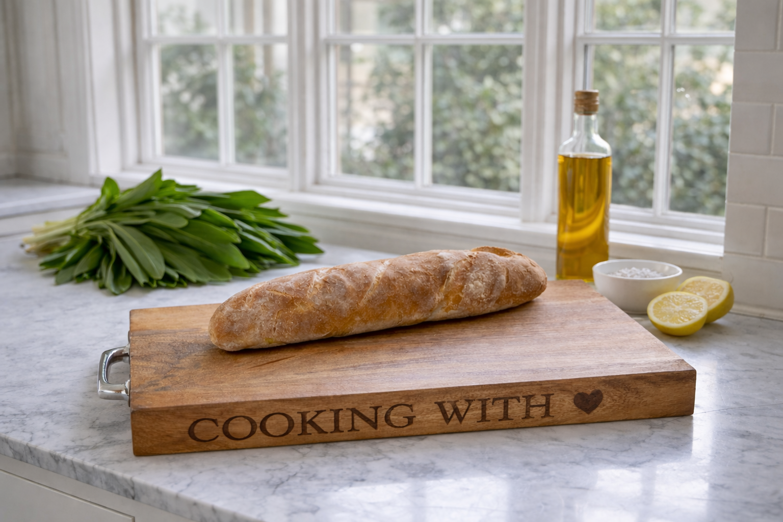 Skærebræt - Cooking With Love Cutting Board - Billede 3