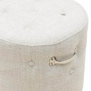Puf Bowery Footstool Antique White - BESTILLINGSVARER