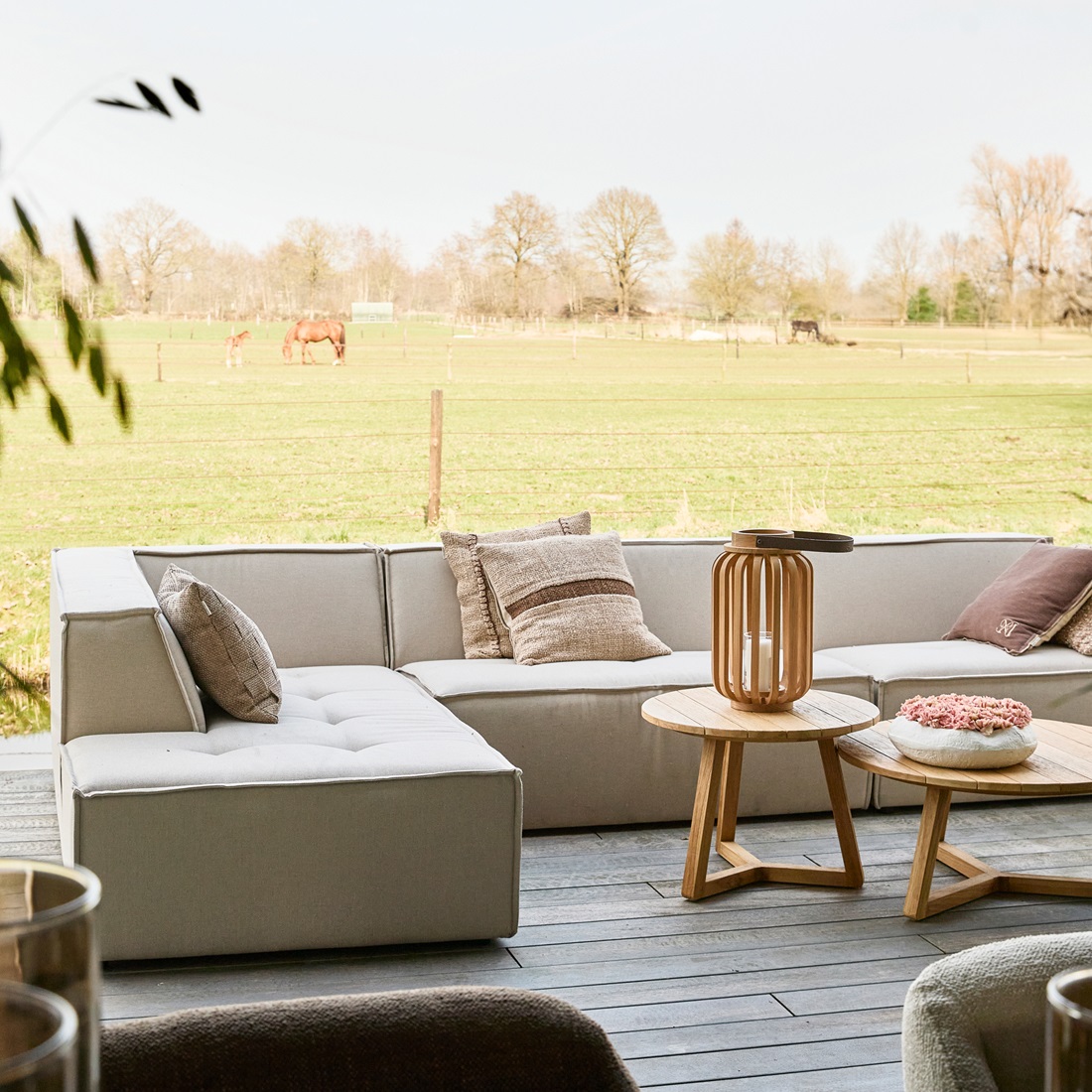 Lounge modul - Bellagio Outdoor CL Left Oak BESTILLINGSVARER Lounge modul - Bellagio Outdoor CL Left Oak BESTILLINGSVARER