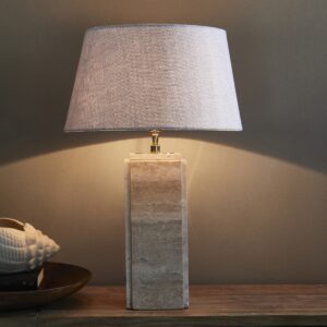 Lampeskærm - Linen Taper Lampshade flax BESTILLINGSVARER
