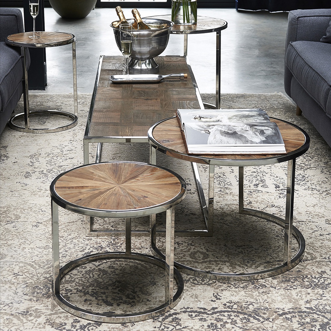 Sofabord Greenwich Coffee Table S/2 BESTILLINGSVARER Sofabord Greenwich Coffee Table S/2 BESTILLINGSVARER