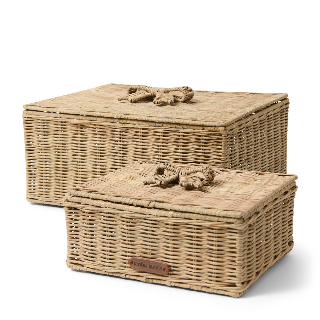 Rattan kurv - Rustic Rattan Bow Storage Box M Rattan kurv - Rustic Rattan Bow Storage Box M