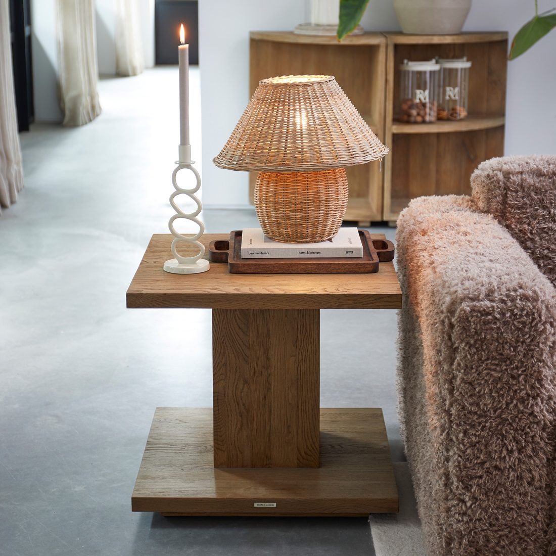 Rattan lampe - Rustic Rattan Ames Table Lamp Rattan lampe - Rustic Rattan Ames Table Lamp