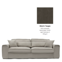 Sofa - Metropolis Sofa 2,5S Warm Taupe Udstilling Sofa - Metropolis Sofa 2,5S Warm Taupe Udstilling